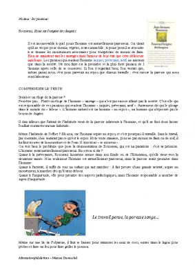 Rousseau l&rsquo;origine des langues